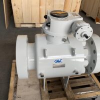 API 6A Trunnion Mounted Ball Valve Side Entry Bolted Body 7” 1/16 10.000psi