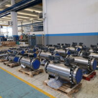 API 6D Trunnion Mounted Ball Valves Side Entry Bolted Body with Twin-Ball Design for an Oil Field in China